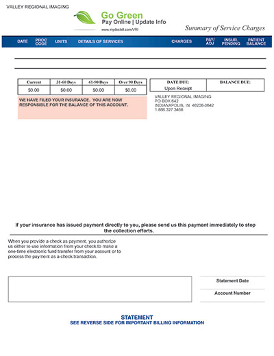 Billing Example Page 2